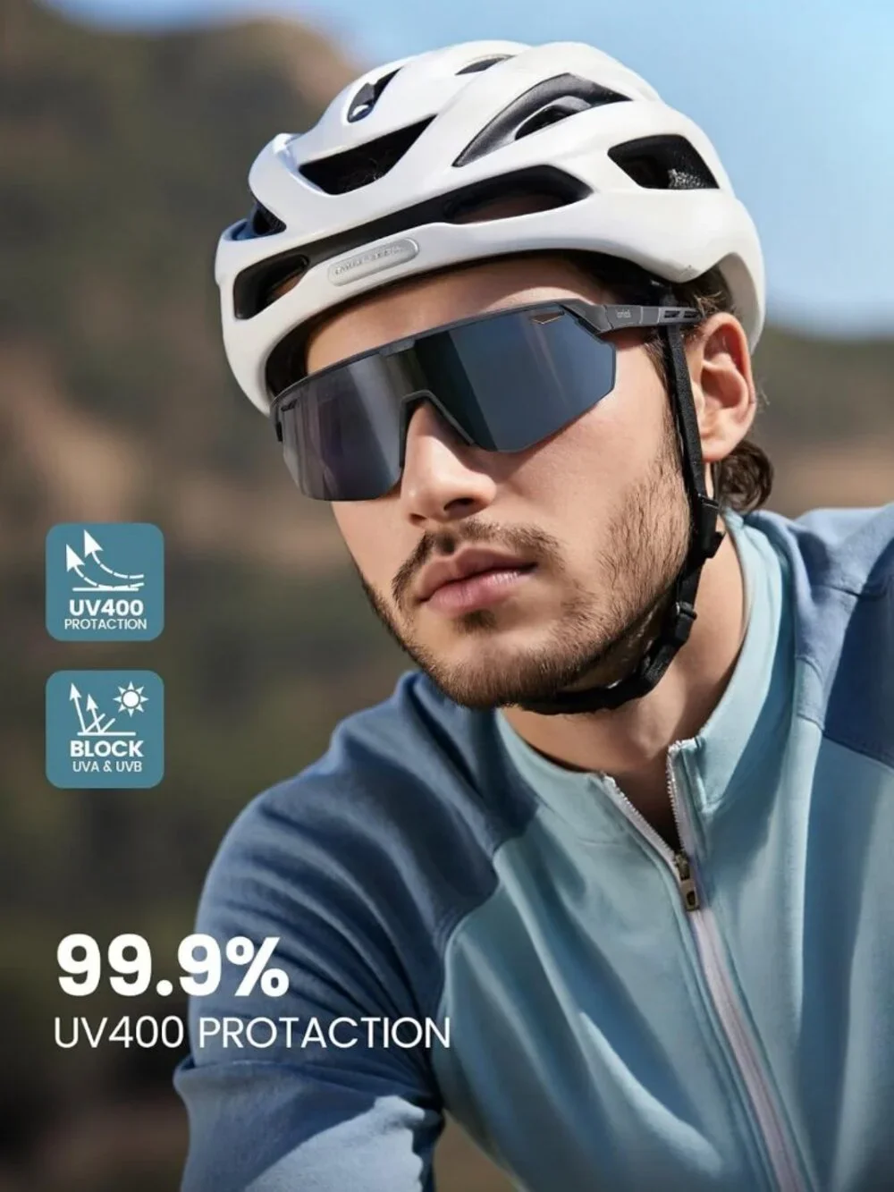 Polarized Sports Sunglasses for Men & Women - UV400 Protection for Outdoor